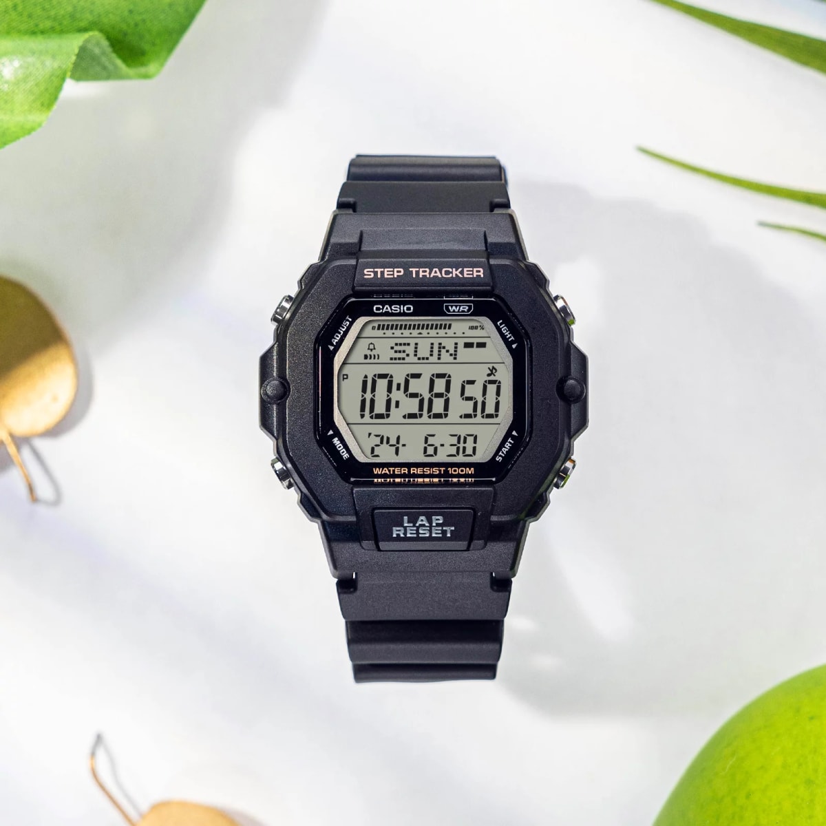 Reloj CASIO Regular LWS-2200H-1A Resina Mujer Negro3