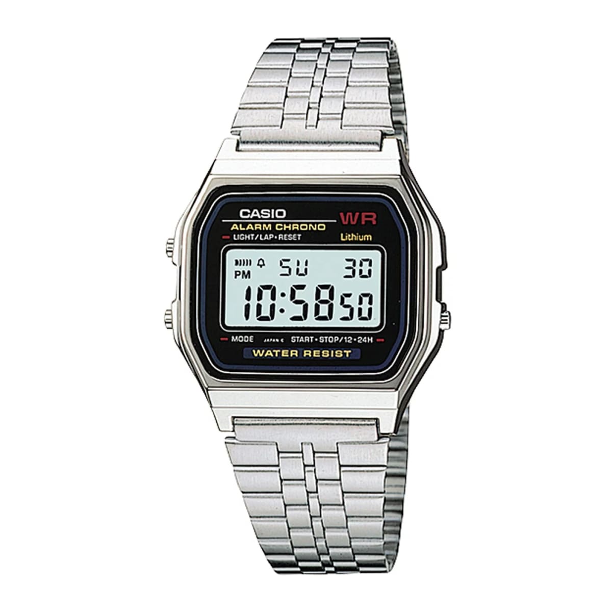 Reloj CASIO Retro A159WA-N1 Resina/Acero Unisex Plateado1