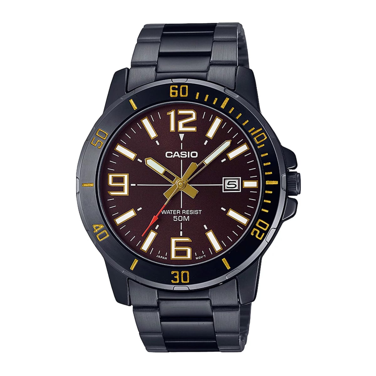 Reloj CASIO Regular MTP-VD01B-5B Acero Hombre Negro1