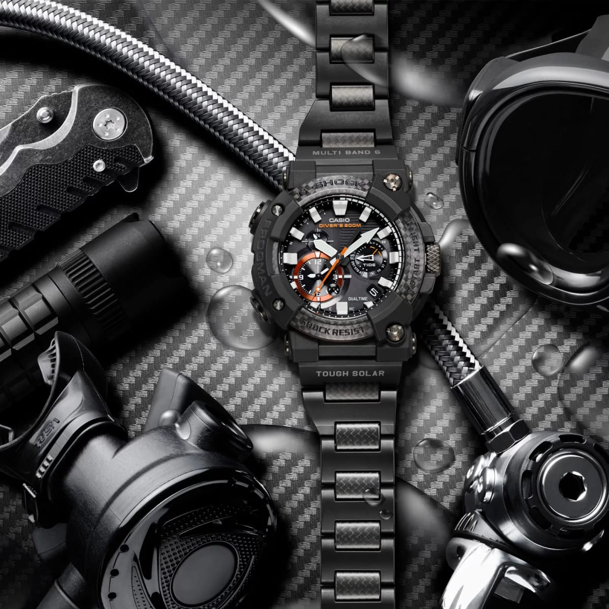 Reloj G-SHOCK GWF-A1000XC-1A Resina/Acero Hombre Negro6