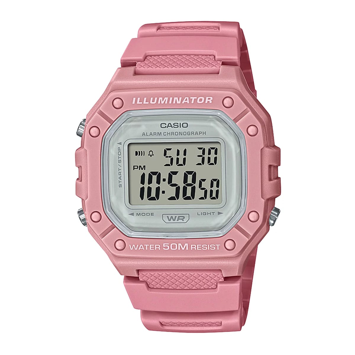 Reloj CASIO Regular W-218HC-4A Resina Mujer Rosado1