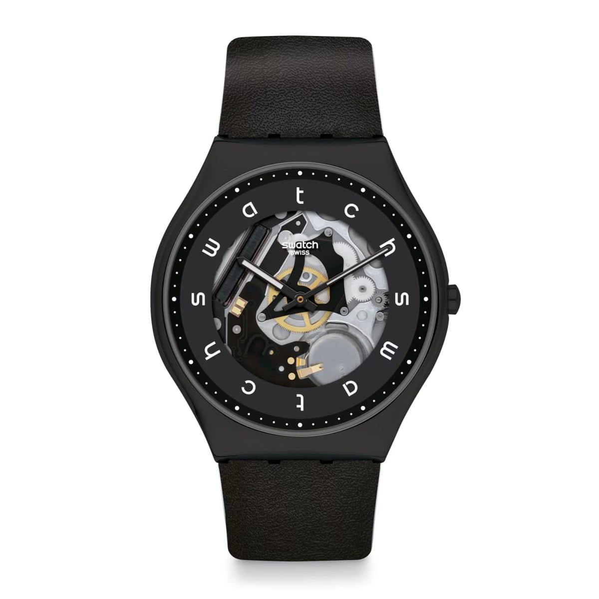 Reloj SWATCH WHITE SIDE SS07B101 Negro1