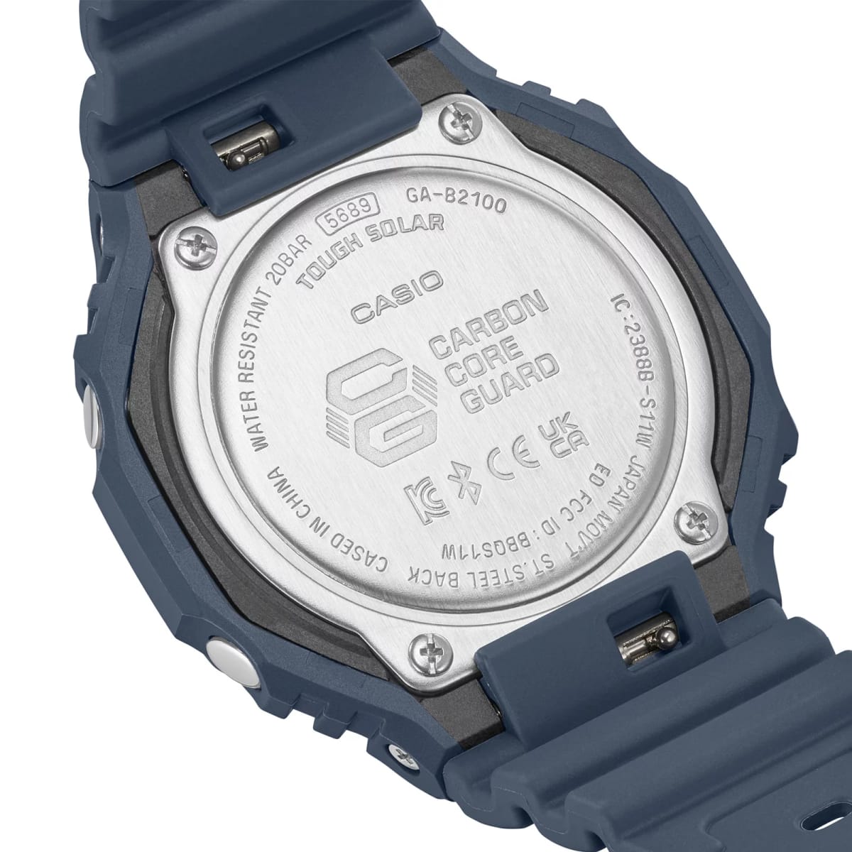 Reloj G-SHOCK GA-B2100-2A Carbono/Resina Hombre Azul6