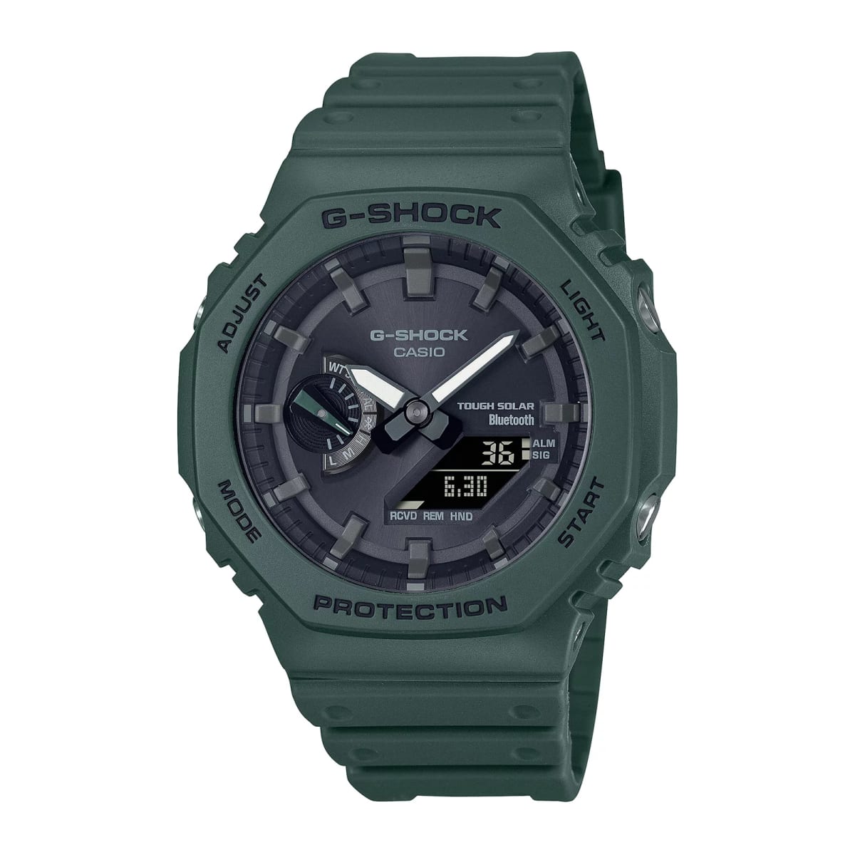 Reloj G-SHOCK GA-B2100-3A Carbono/Resina Hombre Verde1