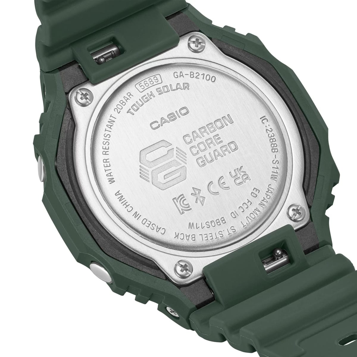 Reloj G-SHOCK GA-B2100-3A Carbono/Resina Hombre Verde6