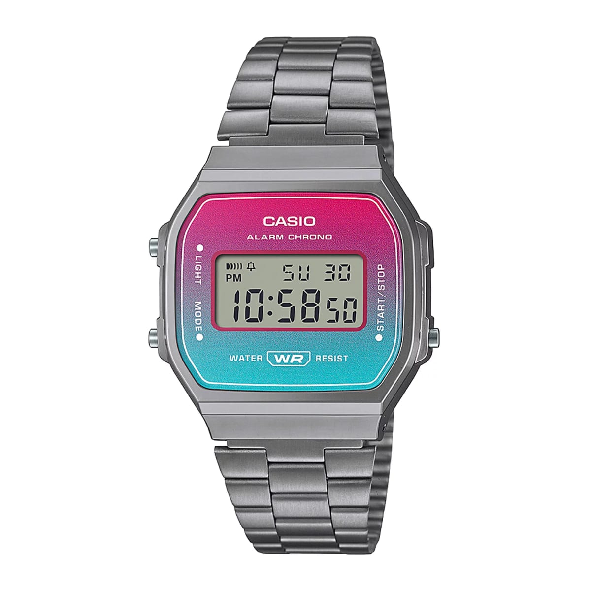 Reloj CASIO Retro A168WERB-2A Resina Unisex Gris1