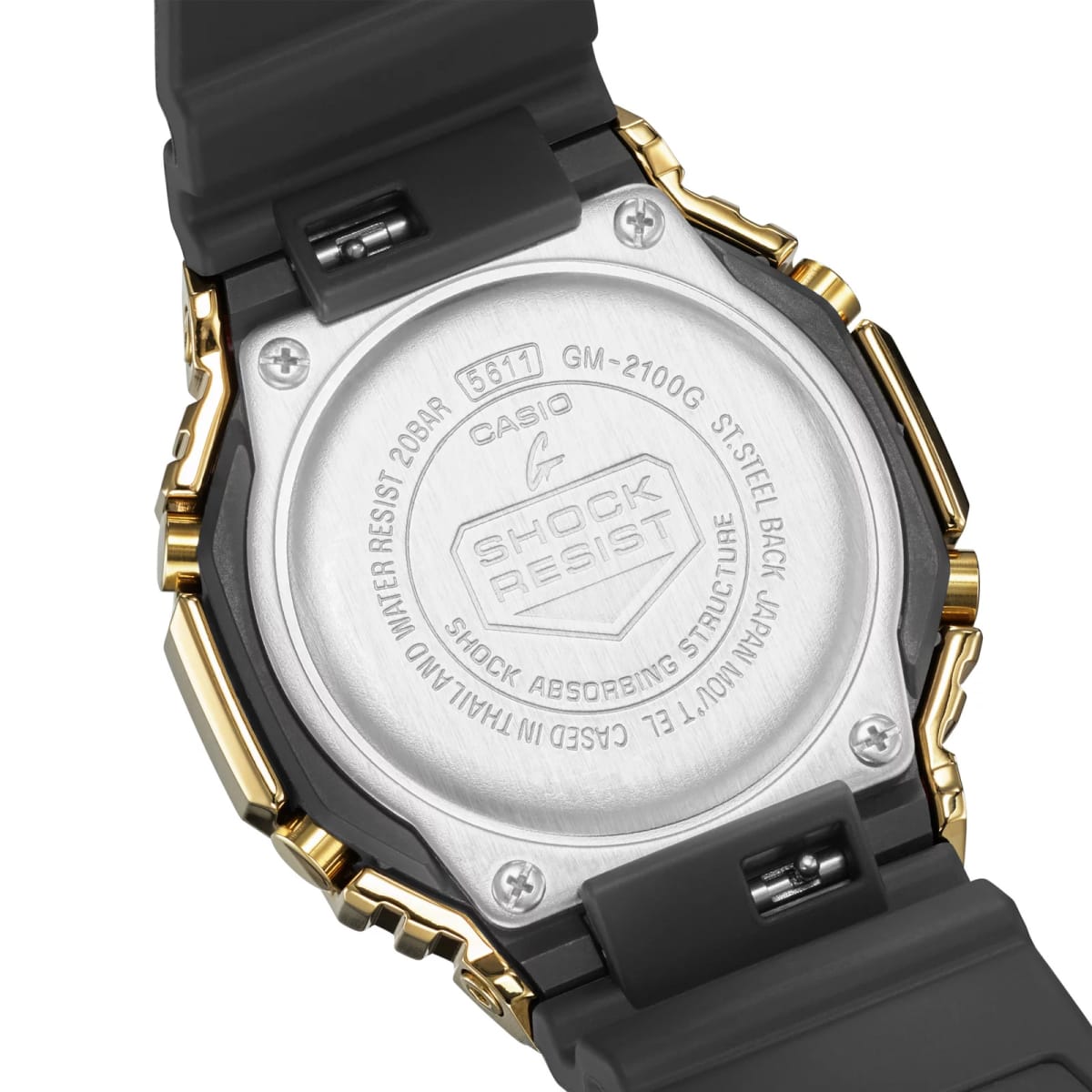 Reloj G-SHOCK GM-2100G-1A9 Resina/Acero Hombre Dorado5