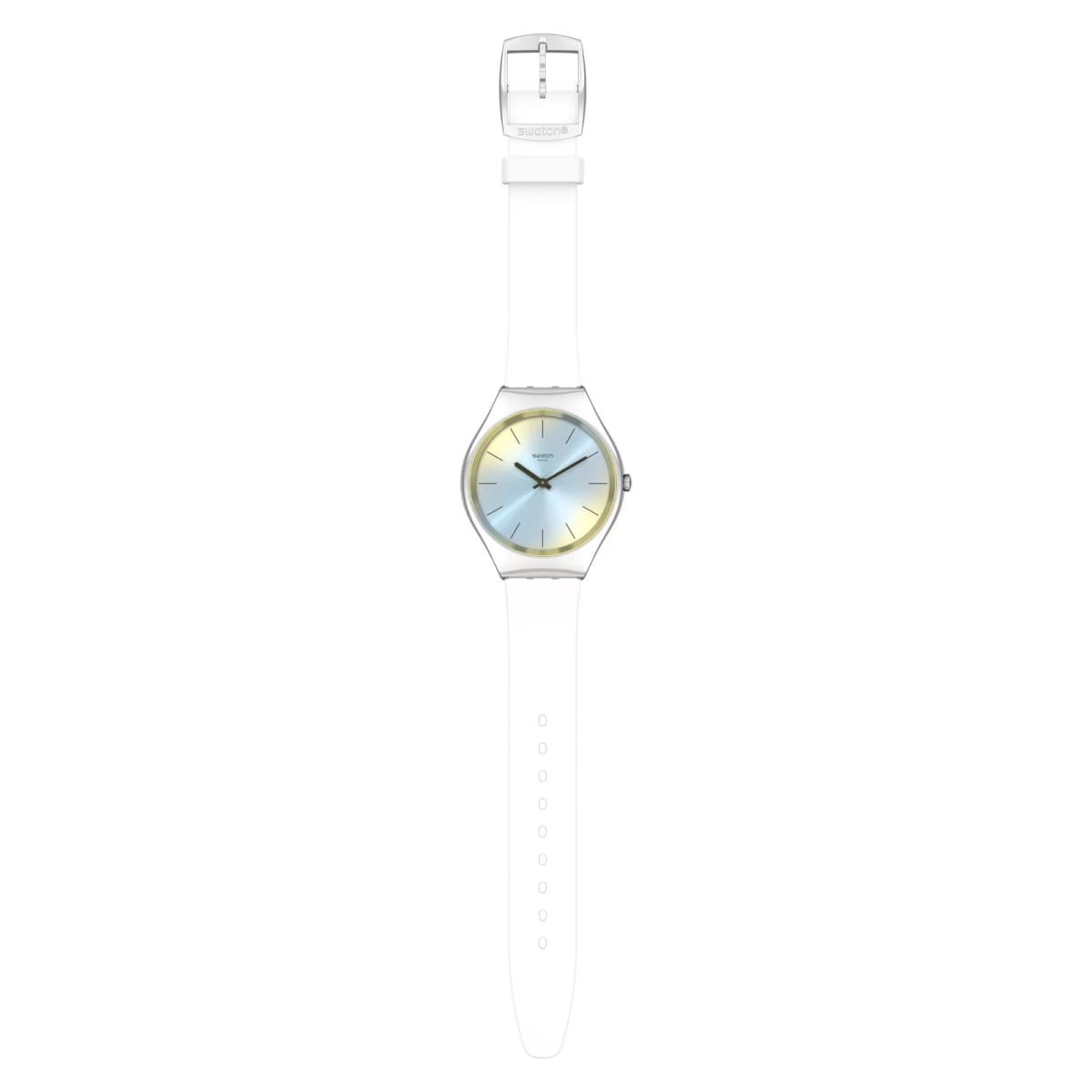 Reloj SWATCH OPTICAL WHITE SYXS141 Plateado2