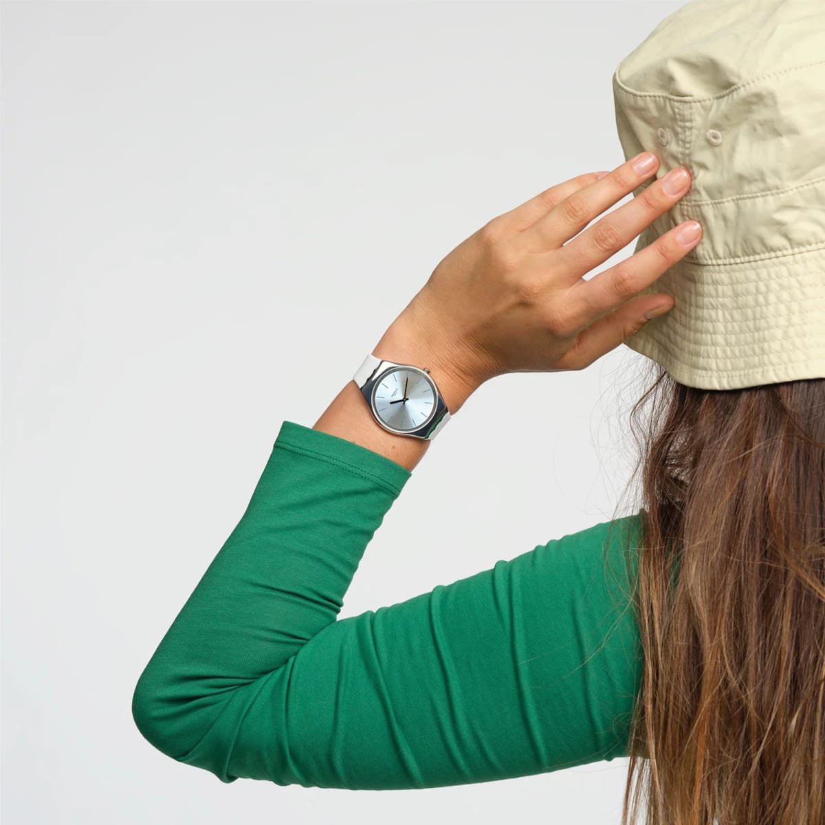 Reloj SWATCH OPTICAL WHITE SYXS141 Plateado4