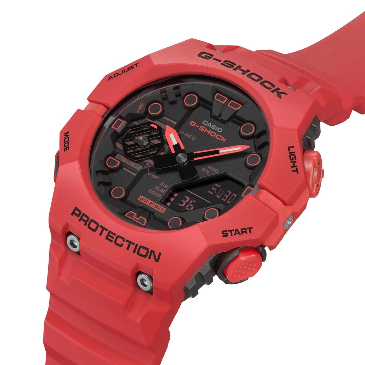 Reloj G-SHOCK GA-B001-4A Carbono/Resina Hombre Rojo4