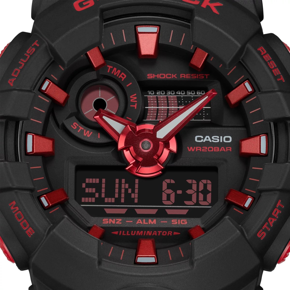 Reloj G-SHOCK GA-700BNR-1A Resina Hombre Negro3