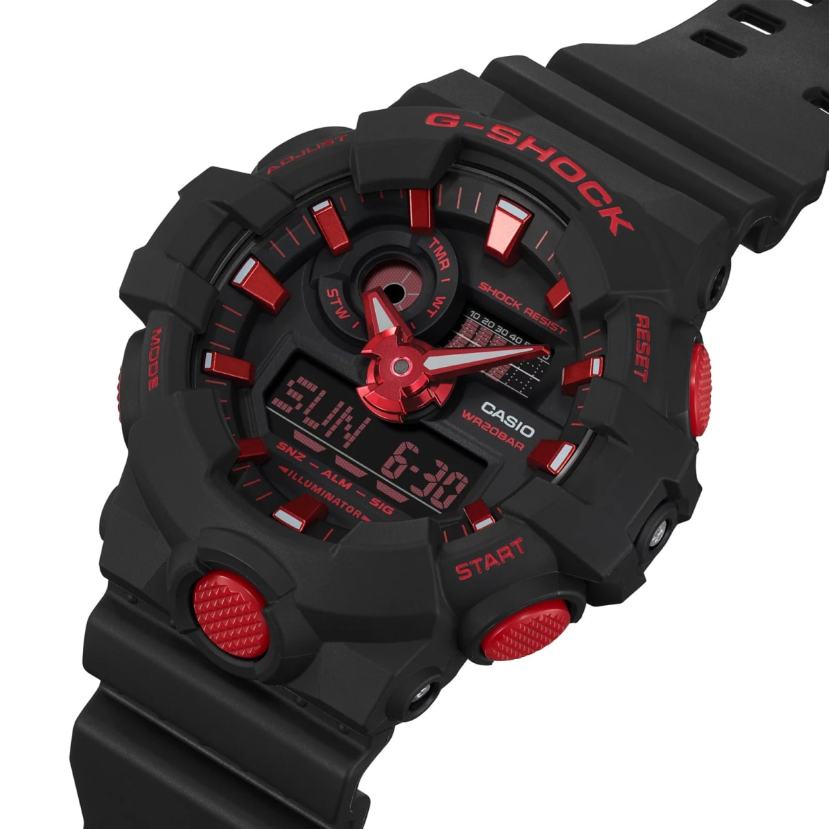 Reloj G-SHOCK GA-700BNR-1A Resina Hombre Negro5