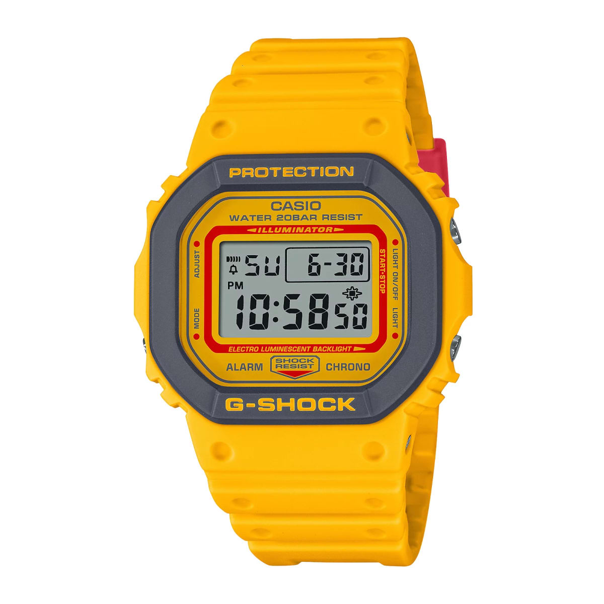 Reloj G-SHOCK DW-5610Y-9D Resina Hombre Amarillo1
