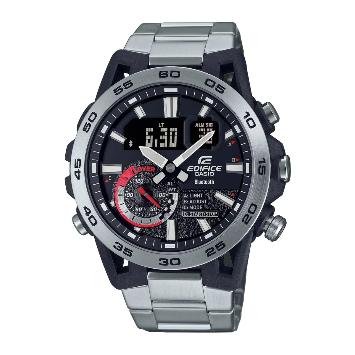 Reloj EDIFICE ECB-40D-1A Acero Hombre Plateado1
