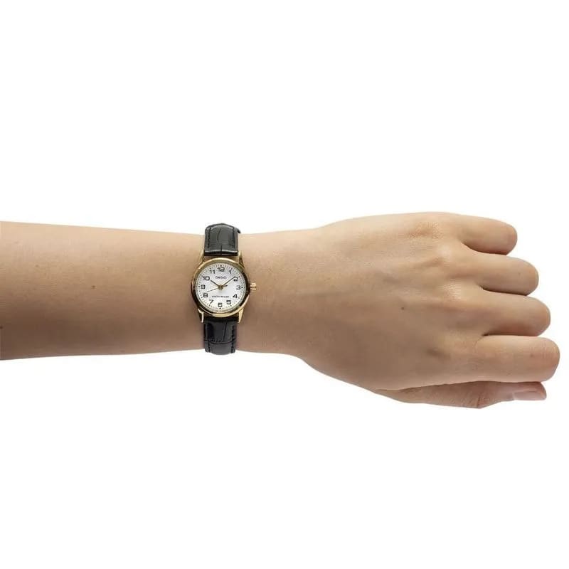 Reloj CASIO Regular LTP-V001GL-7B Acero/Cuero Mujer Dorado/Negro2