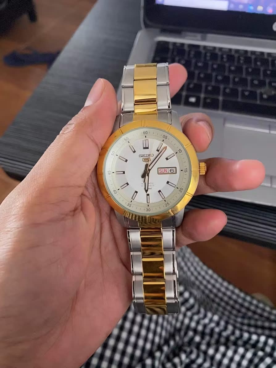 Reloj SEIKO 5 SNKN58K1 Automático Acero Hombre Plateado6