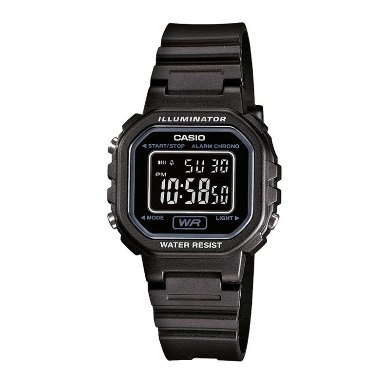 Reloj CASIO Regular LA-20WH-1B Resina Juvenil Negro1