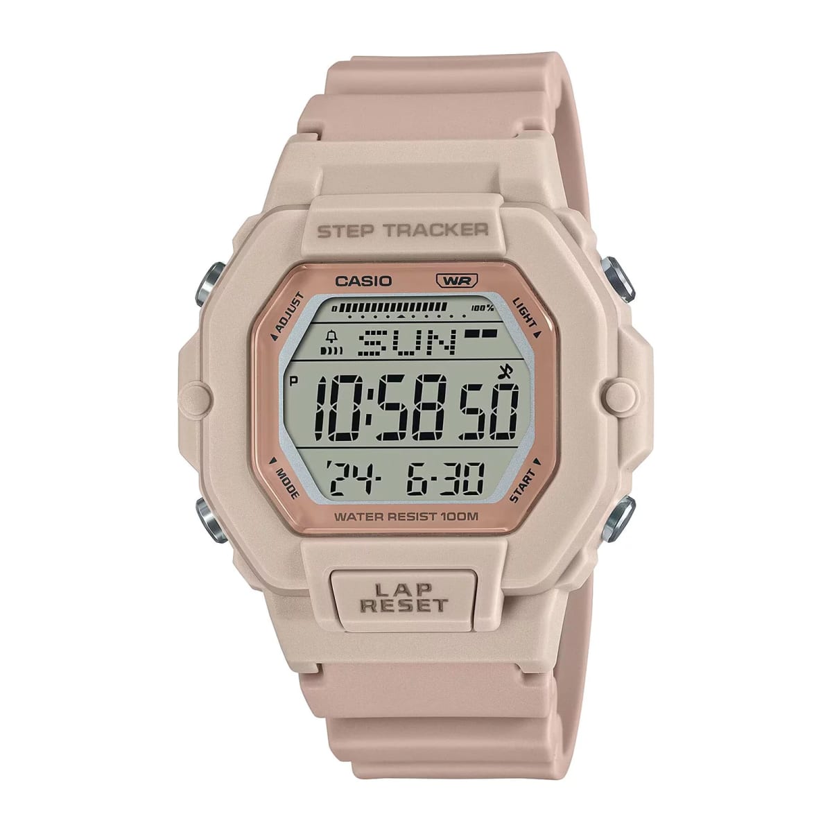 Reloj CASIO Regular LWS-2200H-4A Resina Mujer Rosado1