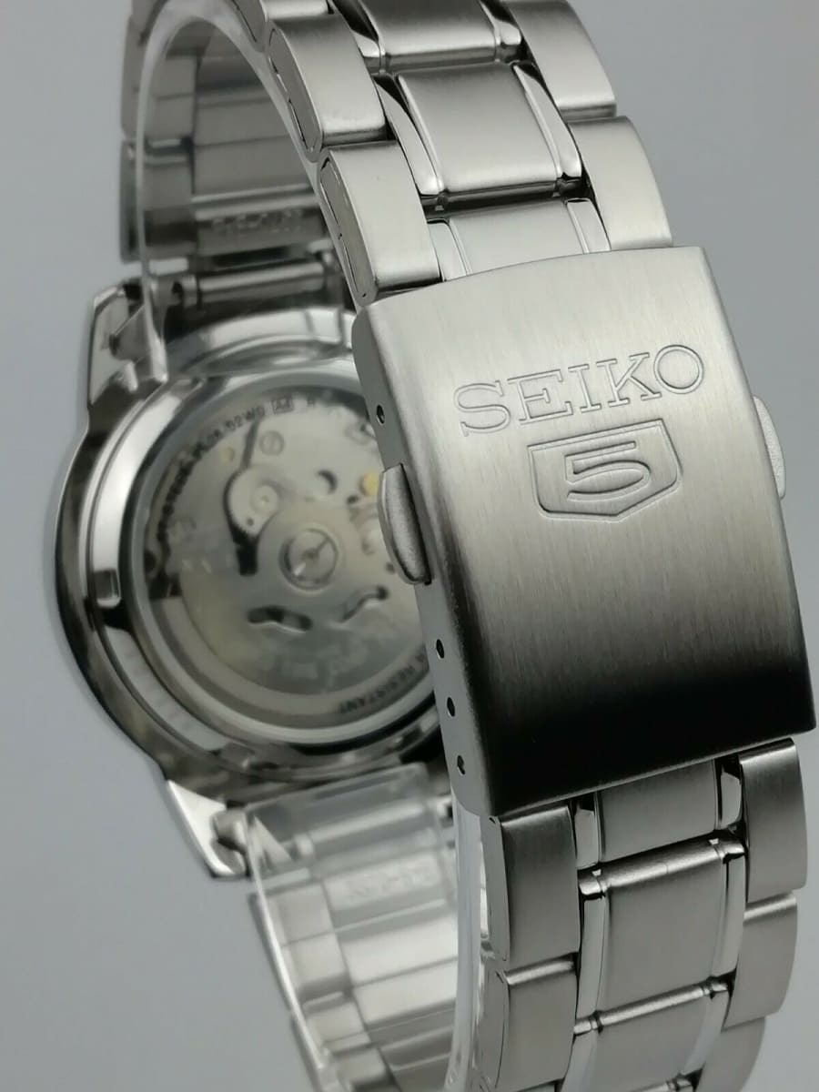 Reloj SEIKO 5 SNKK17K1 Automático Acero Hombre Plateado2