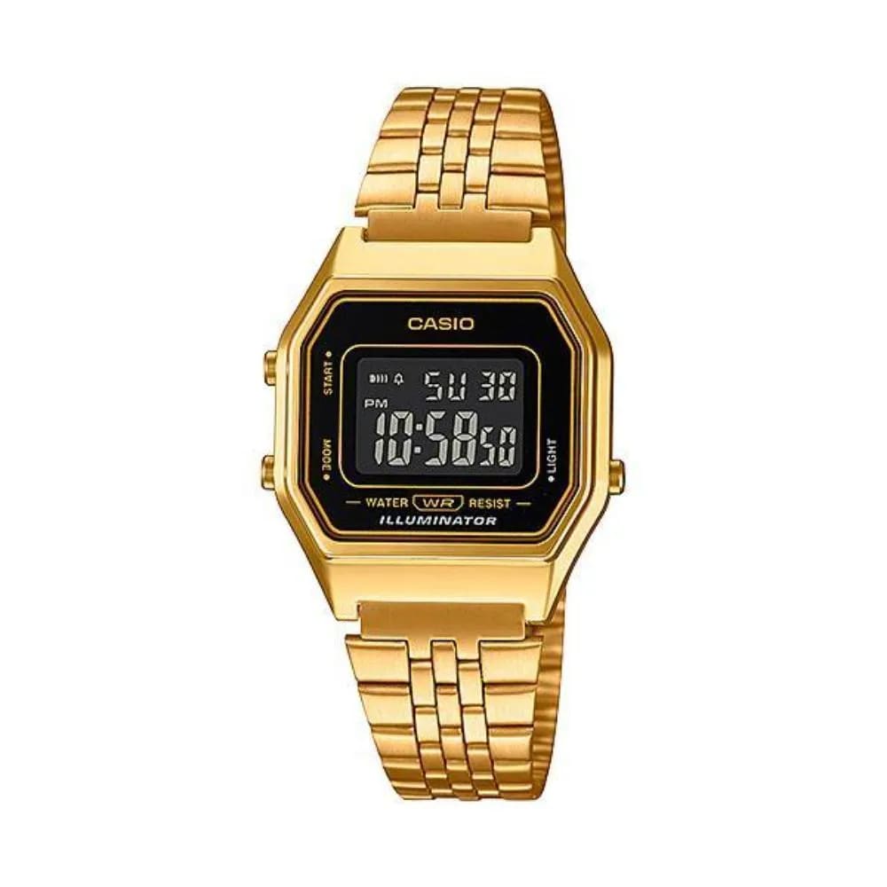 Reloj CASIO Retro LA680WGA-1B Acero Mujer Dorado1