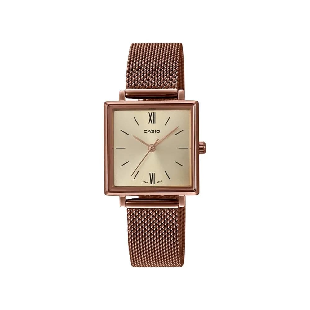 Reloj CASIO Regular LTP-E155MR-9B Acero Mujer Oro Rosa1