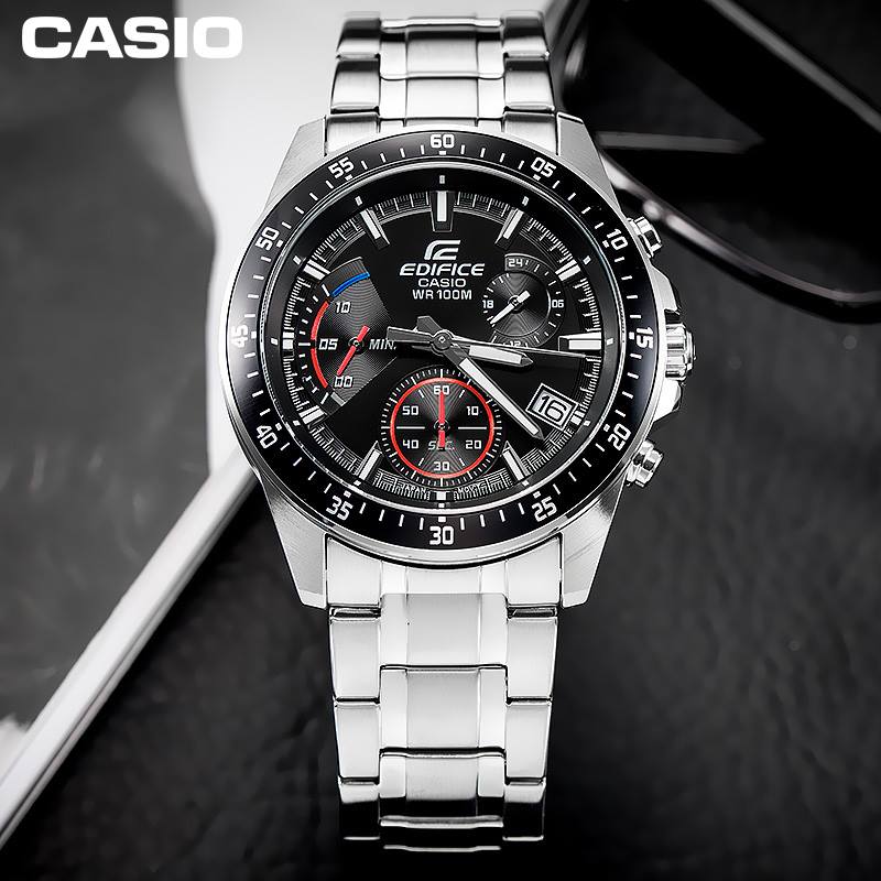Reloj EDIFICE EFV-540D-1A Acero Hombre Plateado4