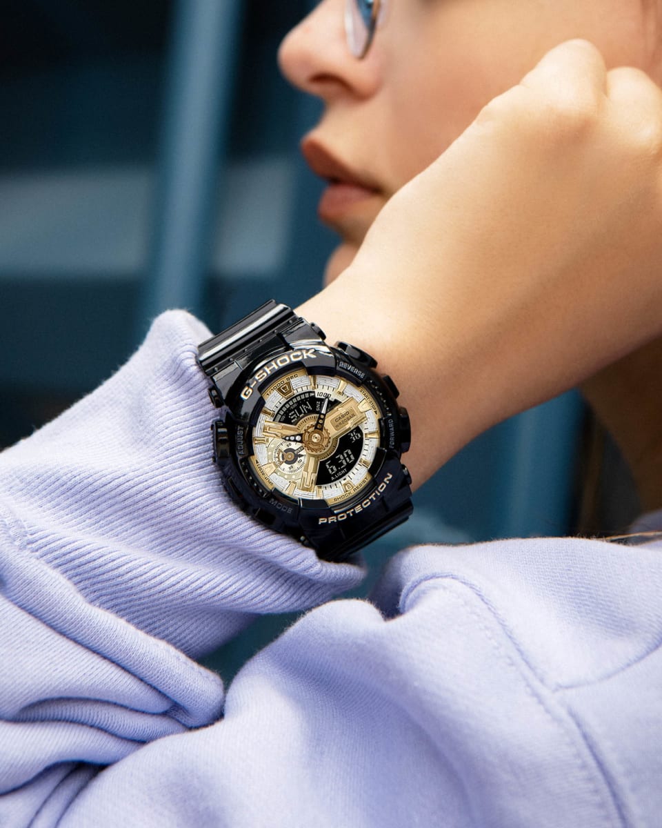 Reloj G-SHOCK GMA-S110GB-1A Resina Mujer Negro3