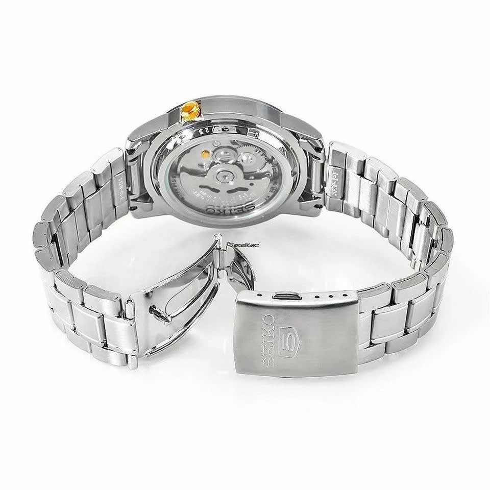 Reloj SEIKO 5 SNKK07K1 Automático Acero Hombre Plateado3