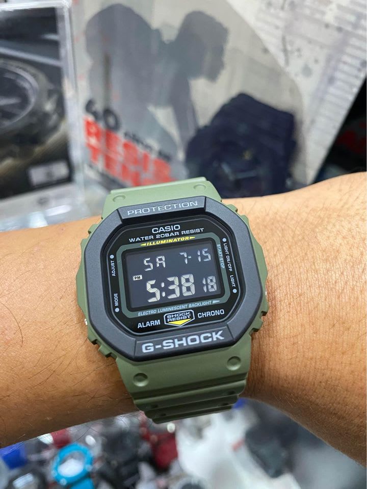 Reloj G-SHOCK DW-5610SU-3D Resina Hombre Verde2