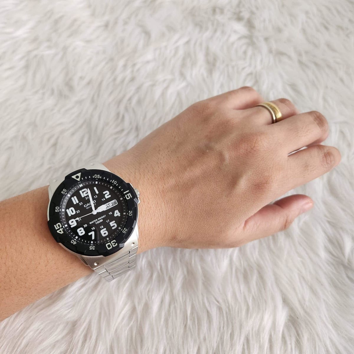 Reloj CASIO Regular MRW-200HD-1B Resina Hombre Plateado2