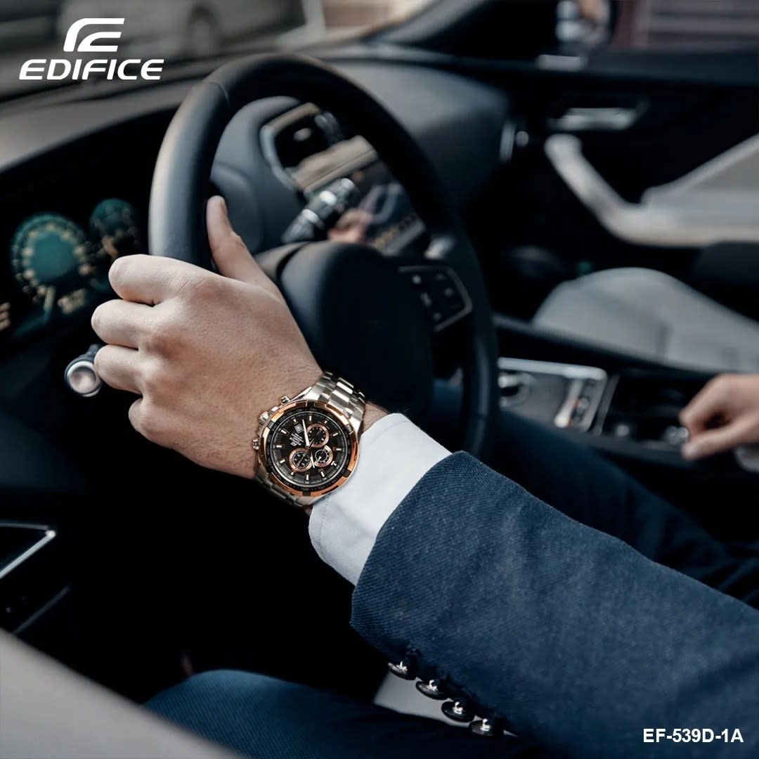 Reloj EDIFICE EF-539D-1A5 Acero Hombre Plateado2