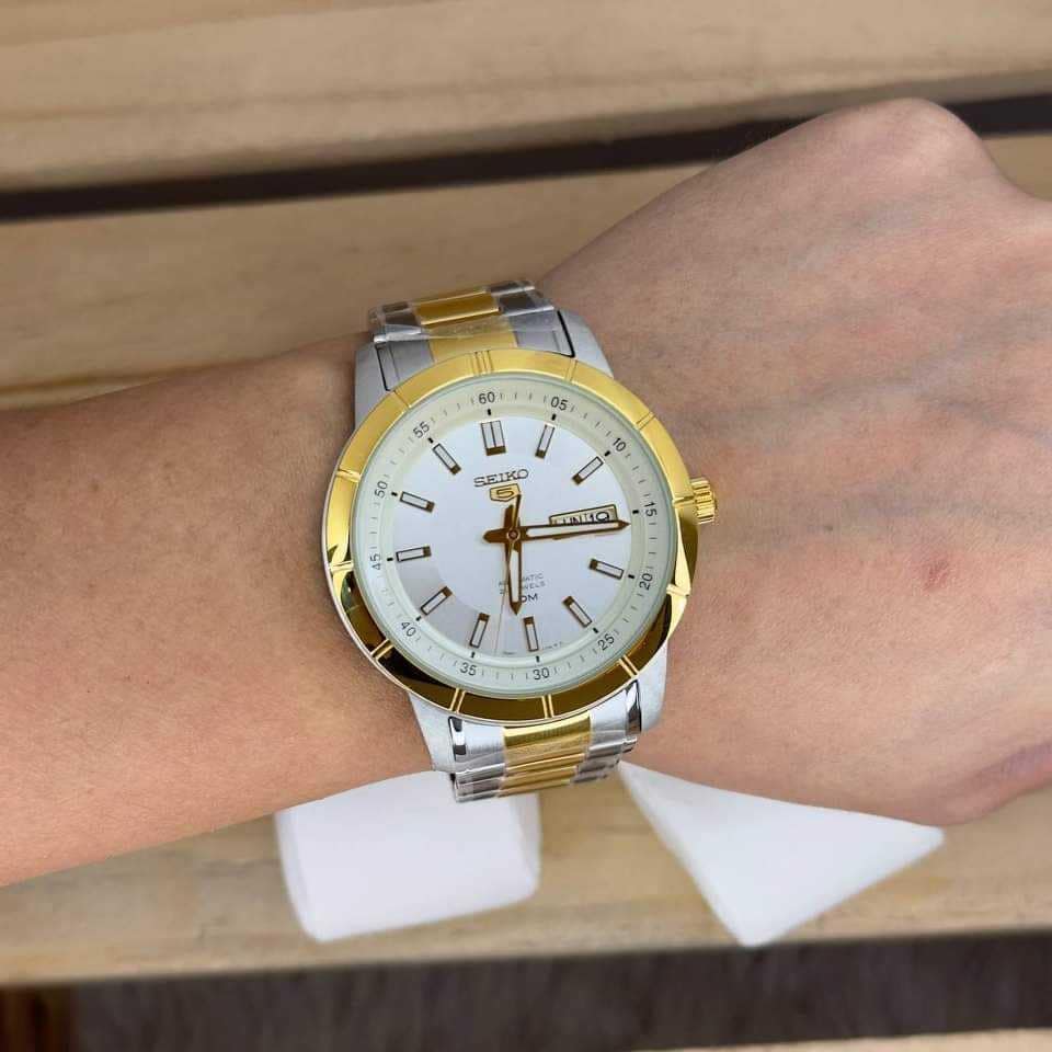 Reloj SEIKO 5 SNKN58K1 Automático Acero Hombre Plateado8
