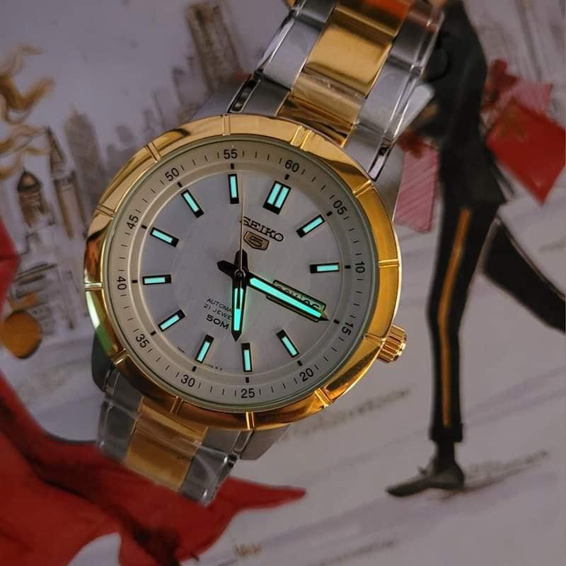 Reloj SEIKO 5 SNKN58K1 Automático Acero Hombre Plateado7