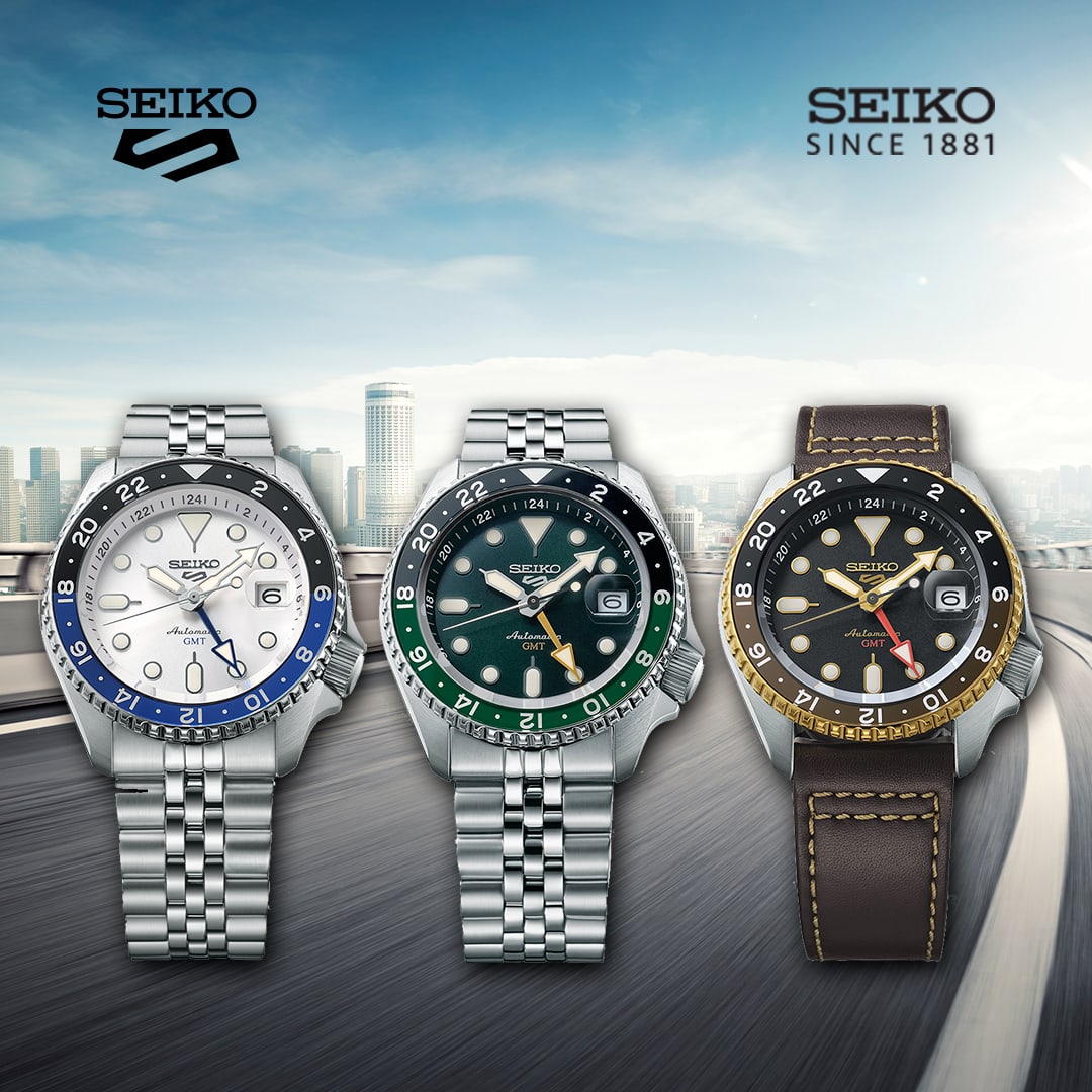 Reloj SEIKO 5 Sports GMT SSK035K1 Automático Acero Hombre Plateado6