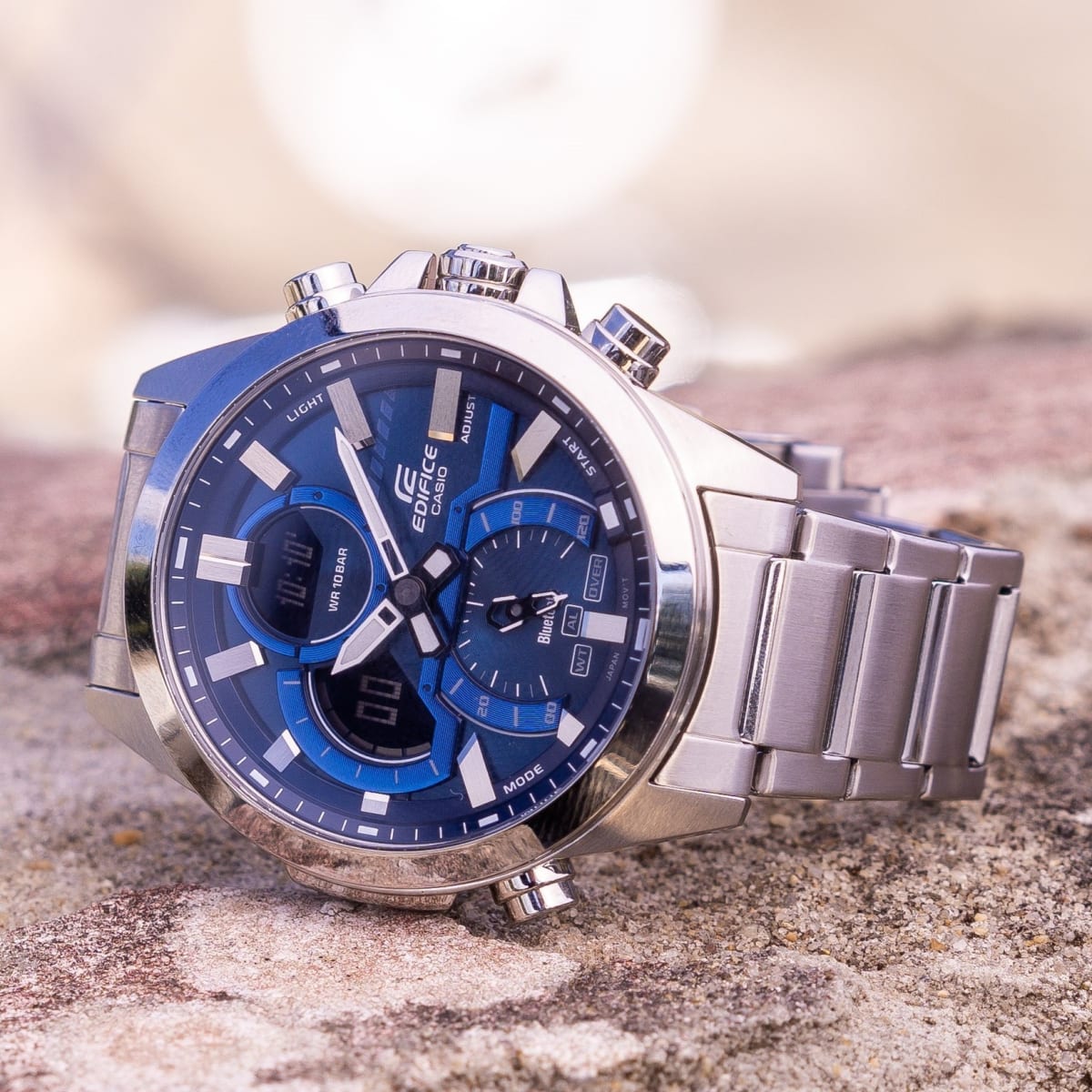 Reloj EDIFICE ECB-30D-2A Acero Hombre Plateado2