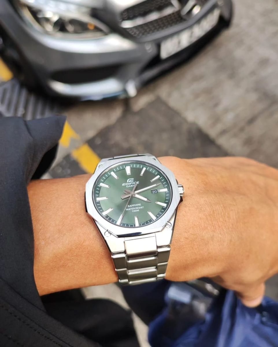 Reloj EDIFICE EFR-S108D-3A Acero Hombre Plateado4