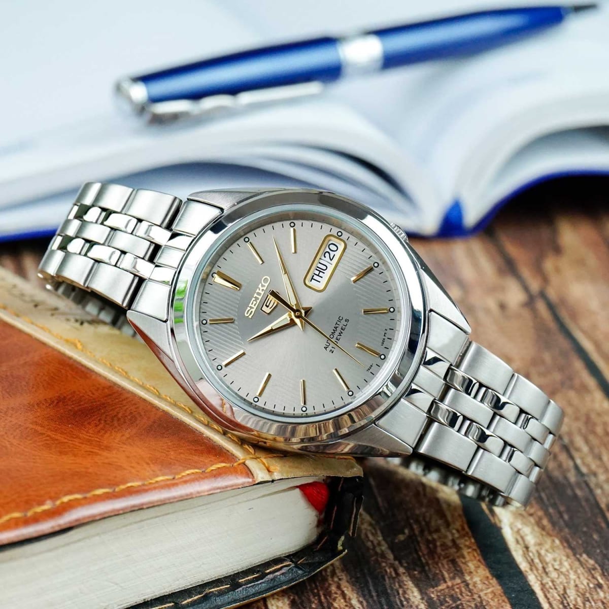 Reloj SEIKO 5 SNKL19K1 Automático Acero Hombre Plateado8