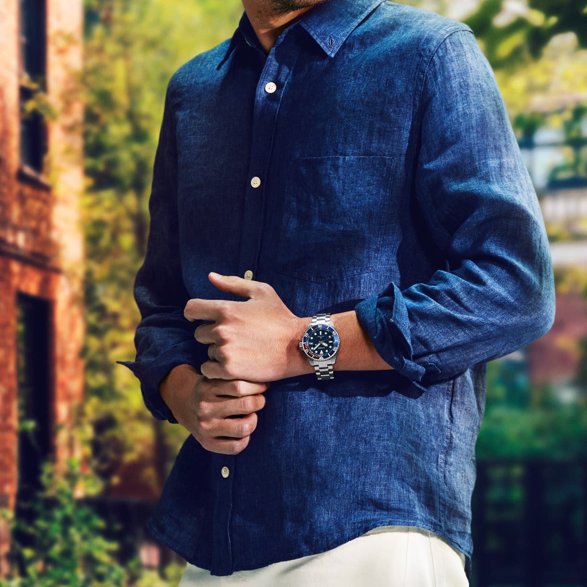 Reloj SEIKO PROSPEX Diver SNE595P1 Solar Acero Hombre Plateado3