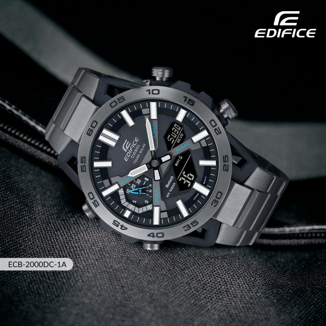 Reloj EDIFICE ECB-2000DC-1A Acero Hombre Negro2