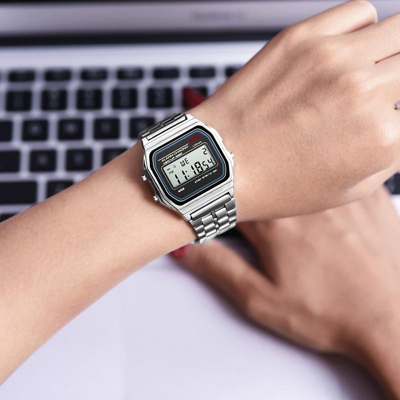 Reloj CASIO Retro A159WA-N1 Resina/Acero Unisex Plateado5