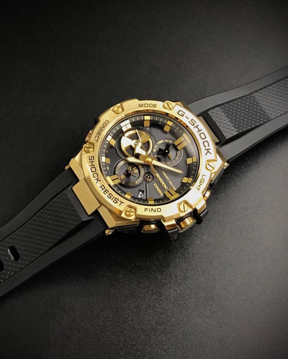 Reloj G-SHOCK GST-B100GB-1A9 Resina/Acero Hombre Dorado3