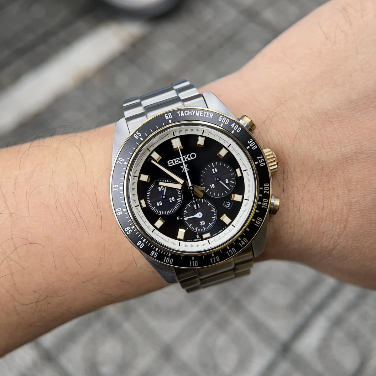 Reloj SEIKO PROSPEX Speedtimer Solar Chronograph SSC941P1 Acero Hombre Plateado4