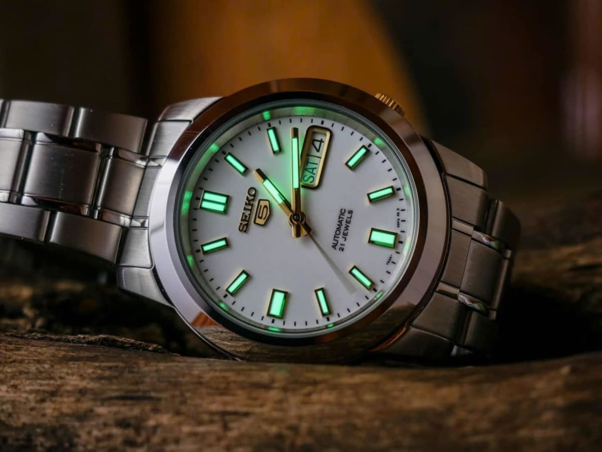 Reloj SEIKO 5 SNKK07K1 Automático Acero Hombre Plateado8