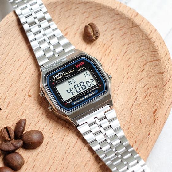 Reloj CASIO Retro A159WA-N1 Resina/Acero Unisex Plateado2