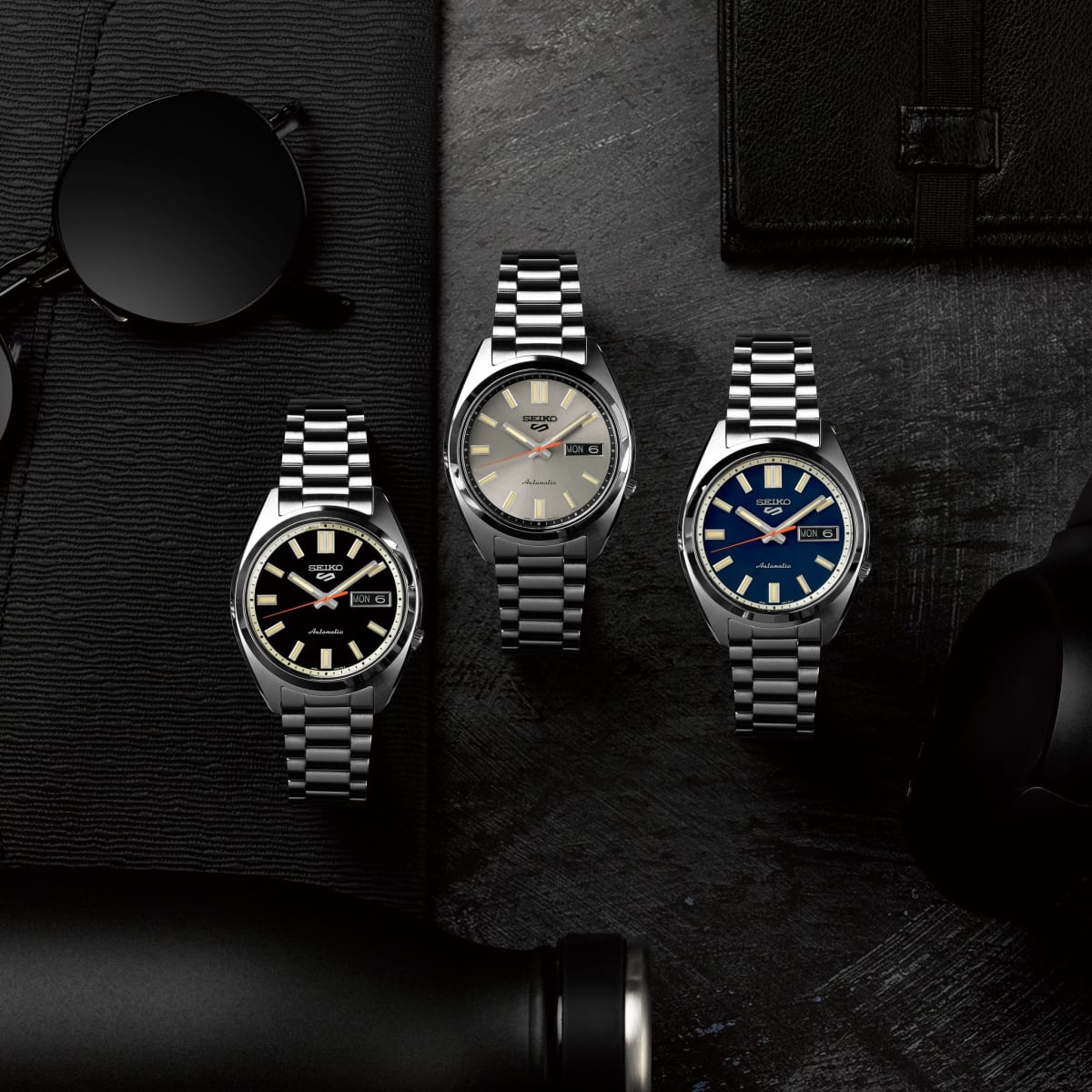 Reloj SEIKO 5 Sports SRPK89K1 Automático Acero Hombre Plateado3