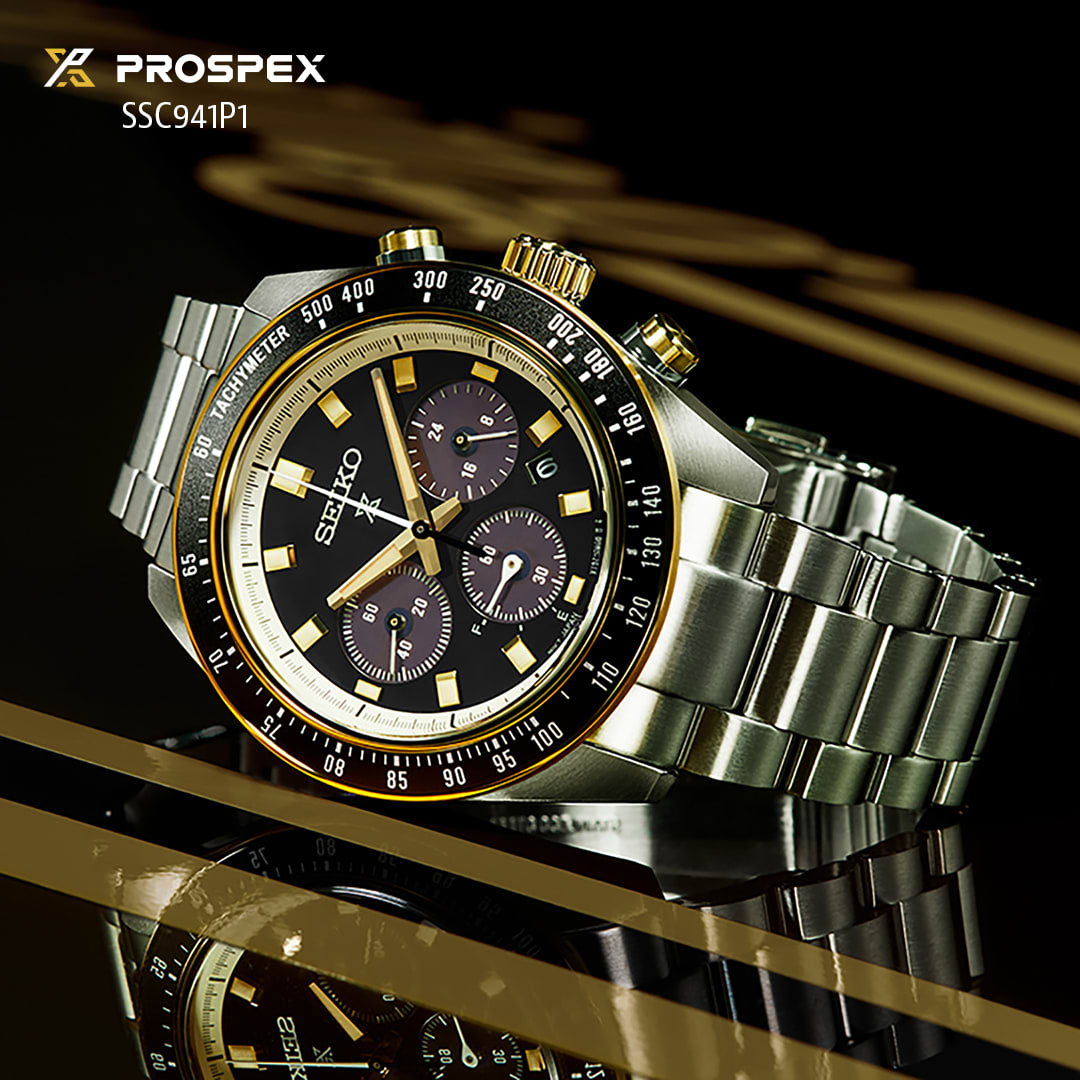 Reloj SEIKO PROSPEX Speedtimer Solar Chronograph SSC941P1 Acero Hombre Plateado2