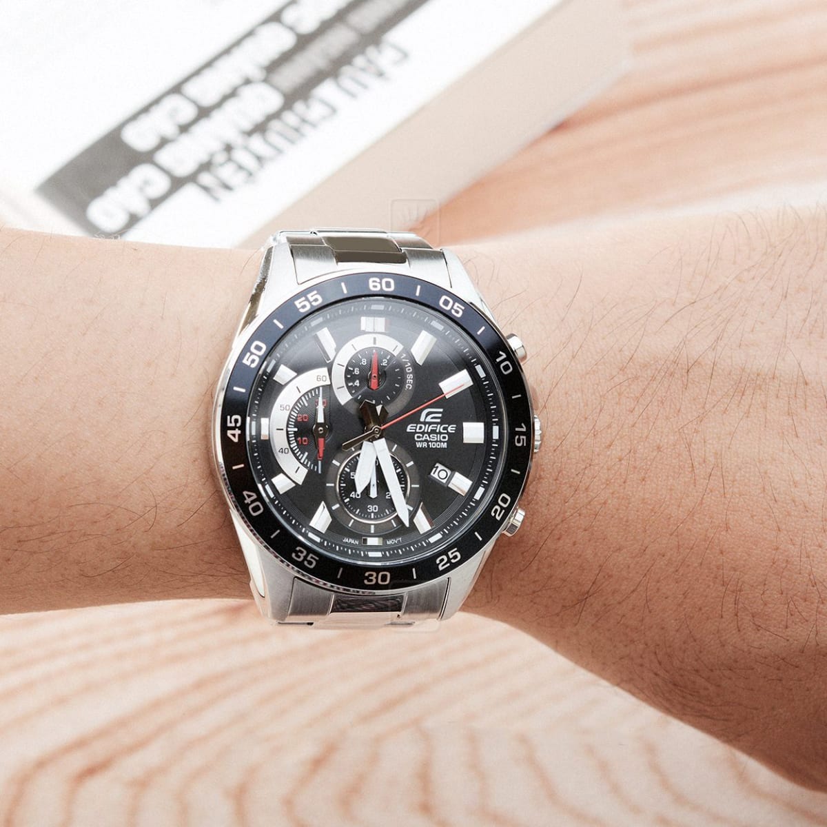 Reloj EDIFICE EFV-550D-1A Acero Hombre Plateado6