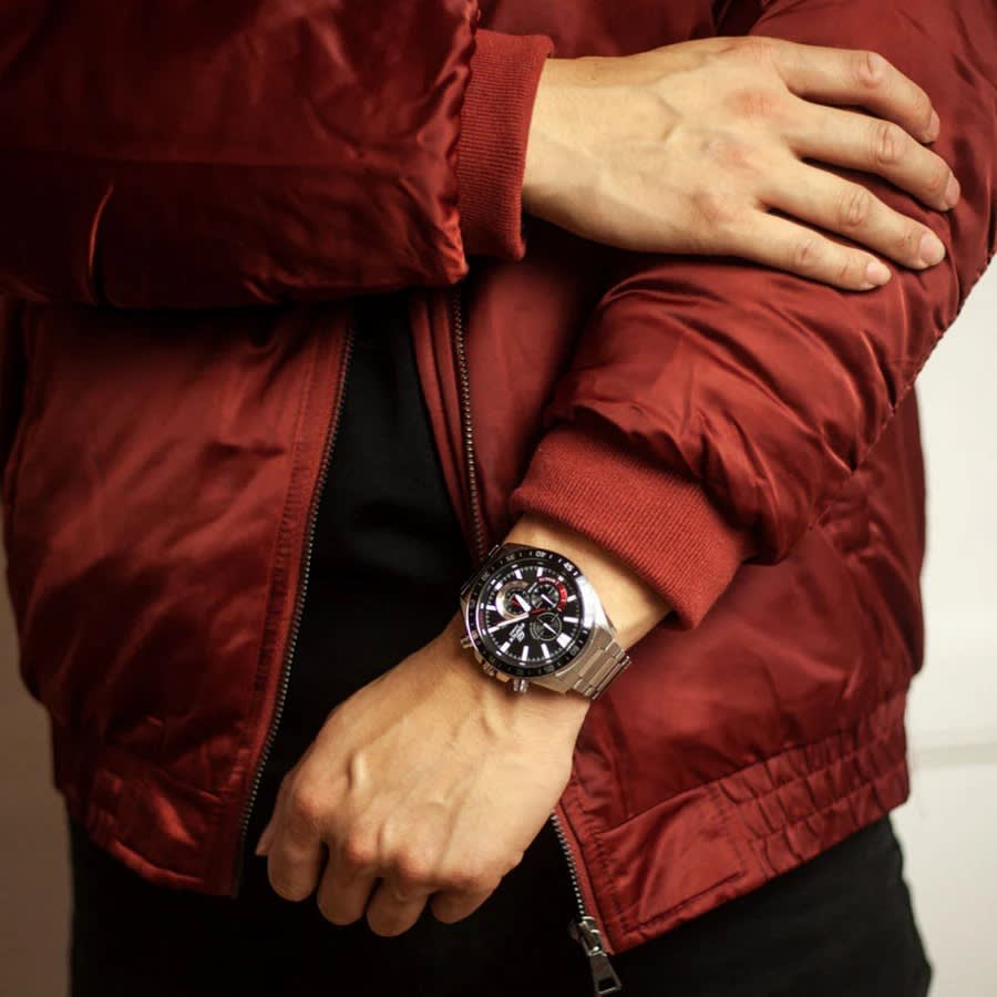 Reloj EDIFICE EFV-620D-1A4 Acero Hombre Plateado4