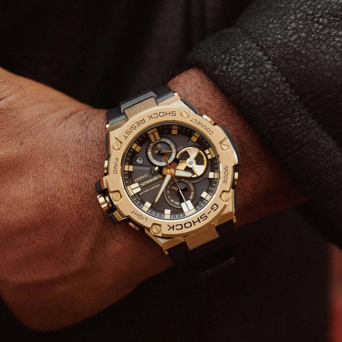 Reloj G-SHOCK GST-B100GB-1A9 Resina/Acero Hombre Dorado2