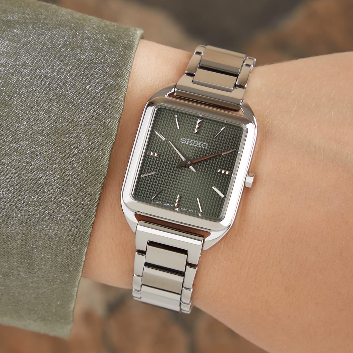 Reloj SEIKO SWR075P1 Cuarzo Acero Mujer Plateado4